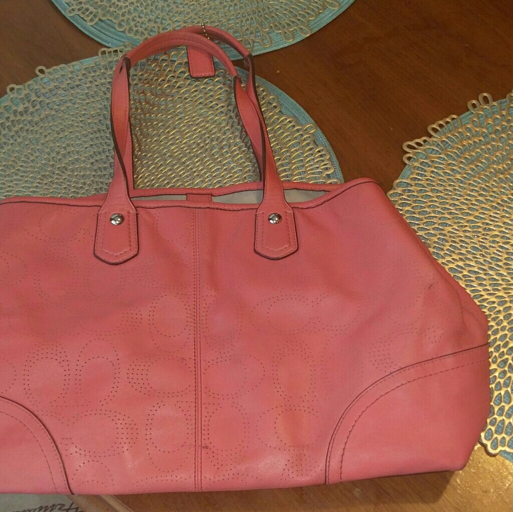 Pink Coach purse